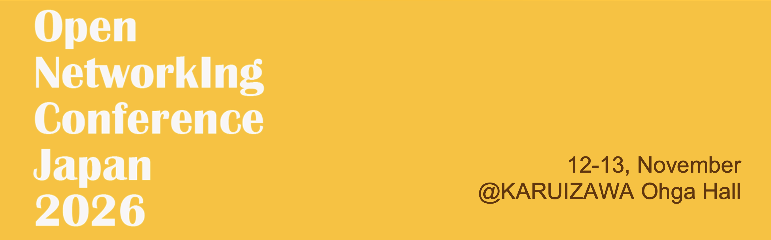 ONIC Japan 2026 のご案内